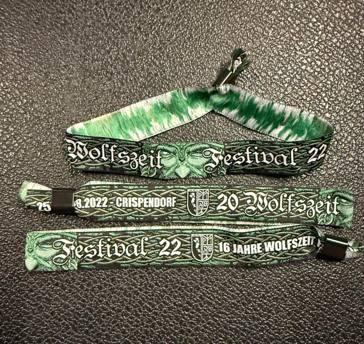 WZ 2022 – Festival Bändchen