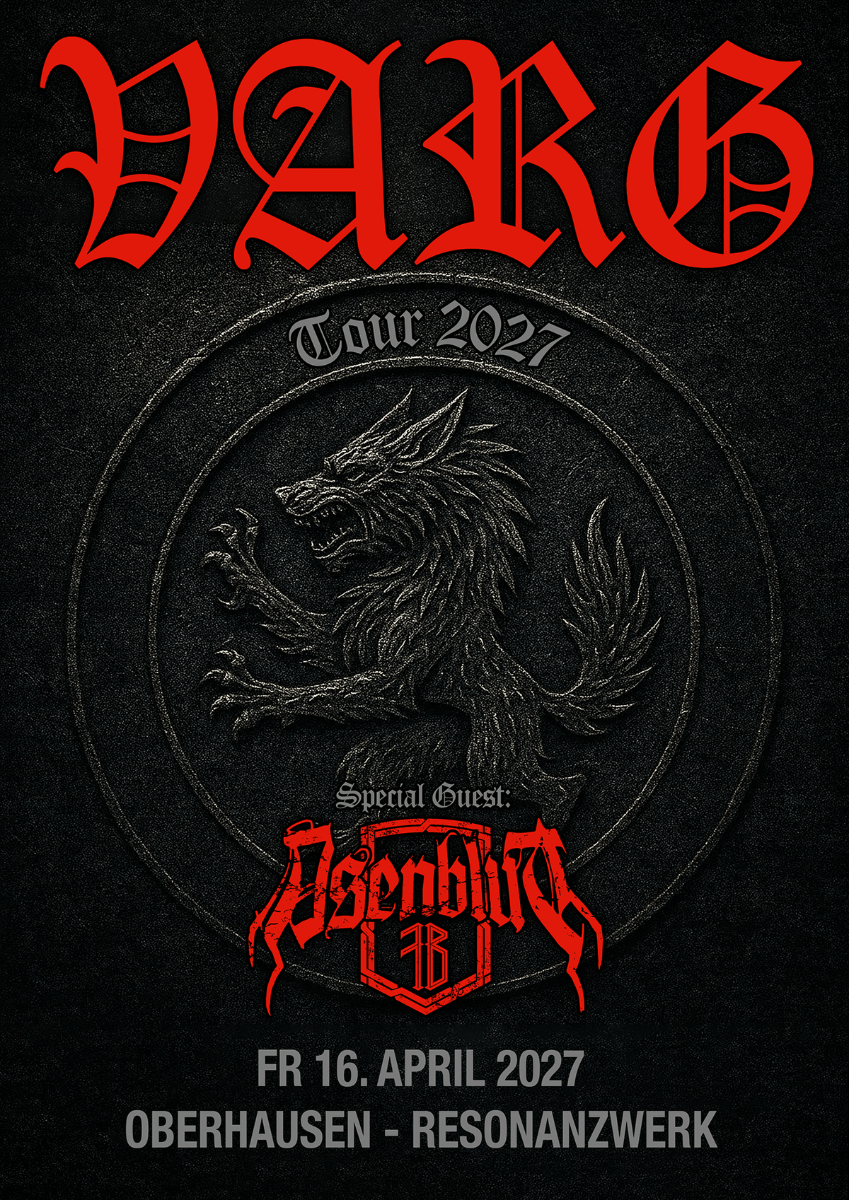 VARG Tour - Oberhausen 16.04.2027