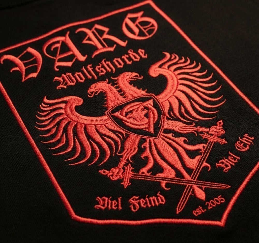 VARG - Wolfshorde Premium Zipper - Roter Stick (Limited Edition)