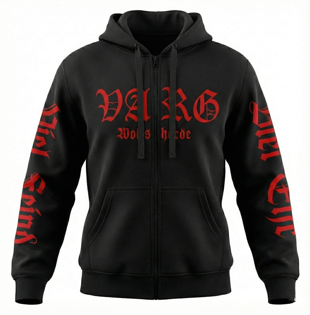 VARG - Wolfshorde Premium Zipper - Roter Stick (Limited Edition)