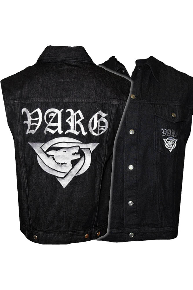 VARG - Jeansjacke Ärmellos