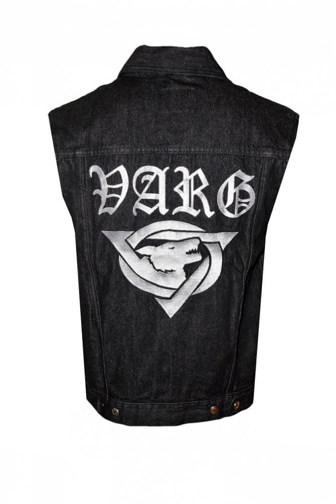 VARG - Jeansjacke Ärmellos