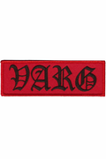 VARG Logo Patch – Rot/Schwarz