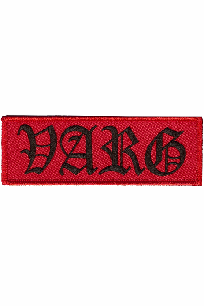 VARG Logo Patch – Rot/Schwarz