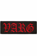 VARG Logo Patch - Schwarz/Rot