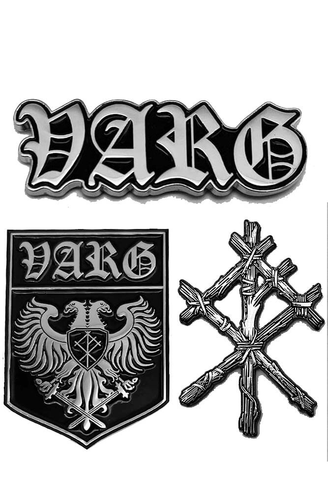 VARG – Alle 3 Metall-Pins Set