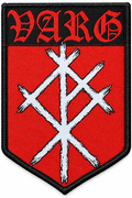 VARG - Runenwappen Patch – Rot