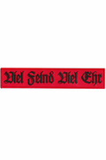 VARG „Viel Feind Viel Ehr“ Patch - Rot
