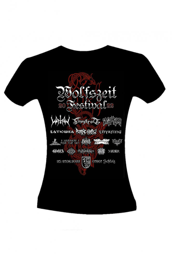 WZ 2022 - Roter Wolf Girlie Shirt