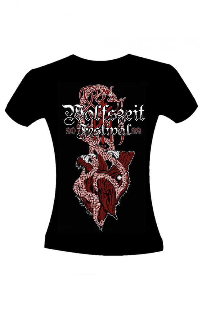 WZ 2022 - Roter Wolf Girlie Shirt