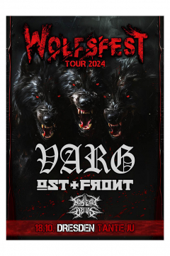 VARG - Wolfsfest Tour - Dresden 18.10.24 Ticket
