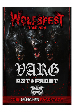 VARG - Wolfsfest Tour - München 26.10.24 Ticket
