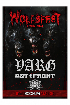 VARG - Wolfsfest Tour - Bochum 01.11.24 Ticket