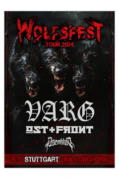 VARG - Wolfsfest Tour - Stuttgart 15.11.24 Ticket