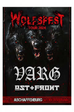 VARG - Wolfsfest Tour - Aschaffenburg 22.11.24 Ticket