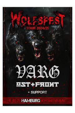 VARG - Wolfsfest Tour - Hamburg 15.02.25 Ticket